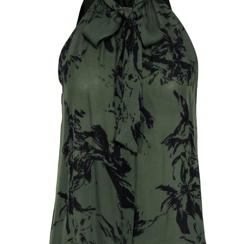 Parker 100% Silk Brantling Button Down Sleeveless Blouse - Picture 8 of 10
